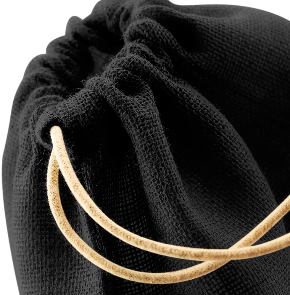 Jute Tasche mit Zugkordel