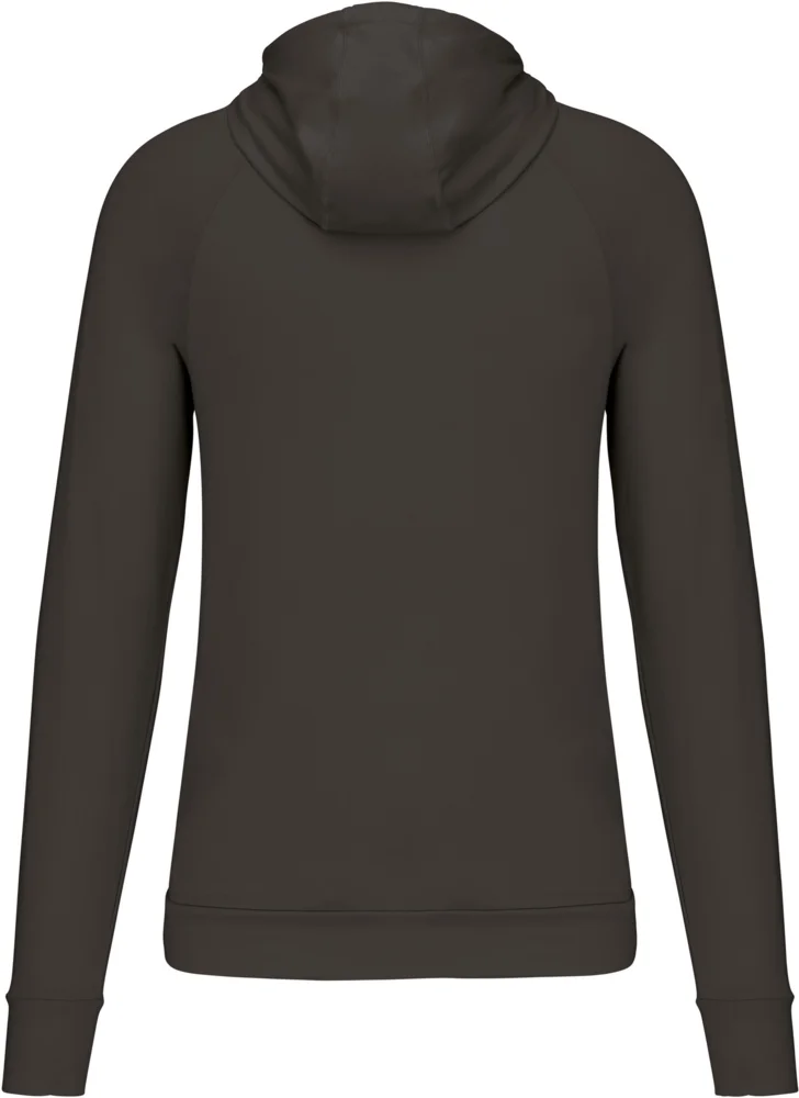 Kapuzen Sport Sweatshirt mit 1/4 Zip