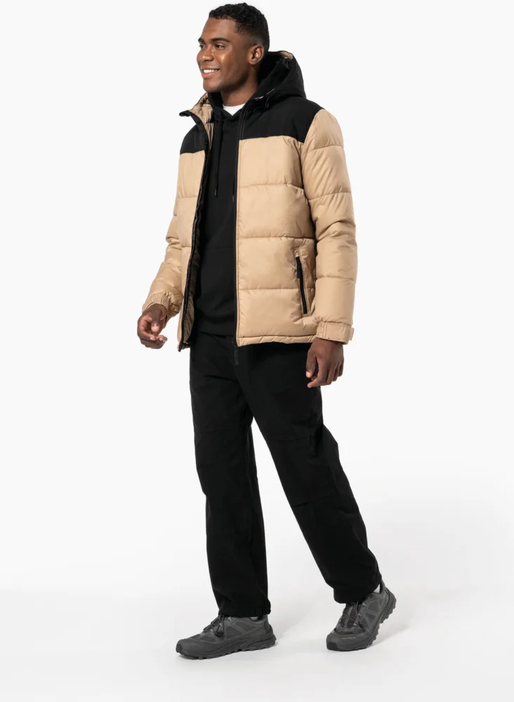 Kapuzen Steppjacke