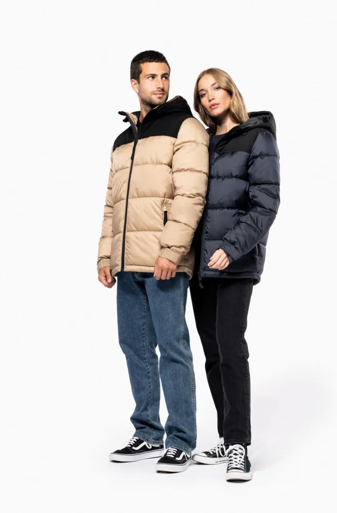 Kapuzen Steppjacke