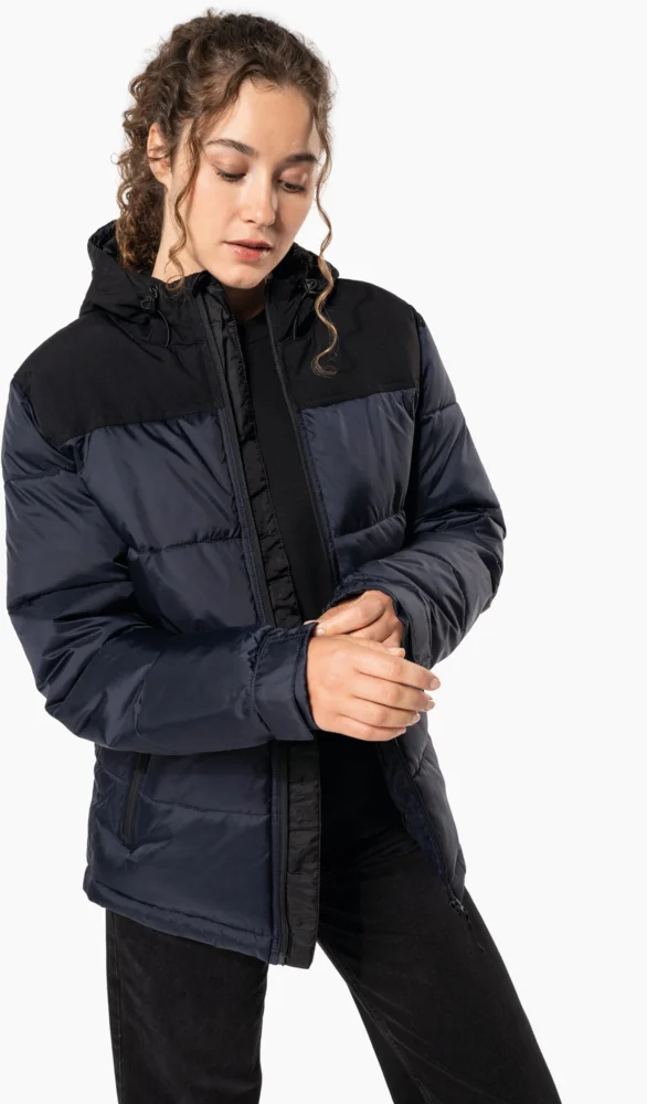 Kapuzen Steppjacke