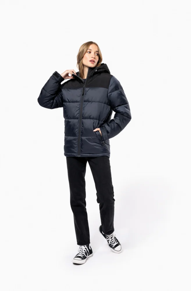 Kapuzen Steppjacke