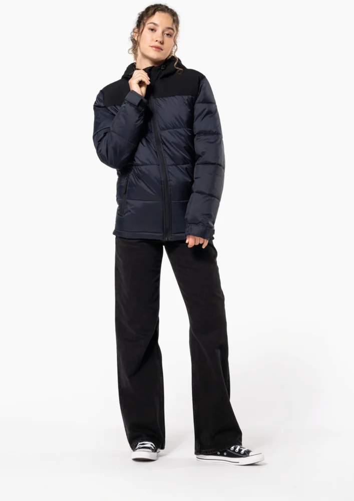 Kapuzen Steppjacke