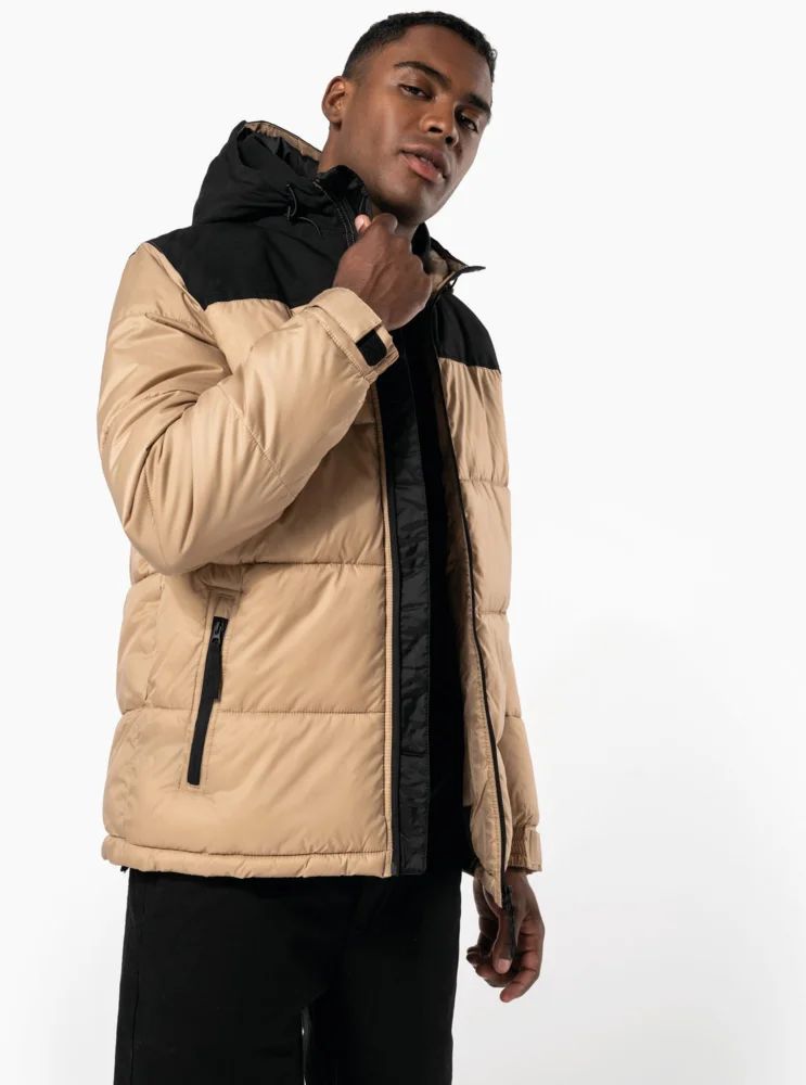 Kapuzen Steppjacke