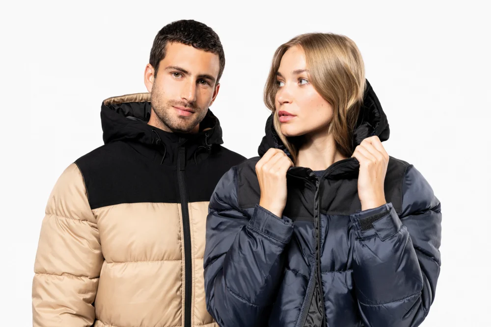 Kapuzen Steppjacke