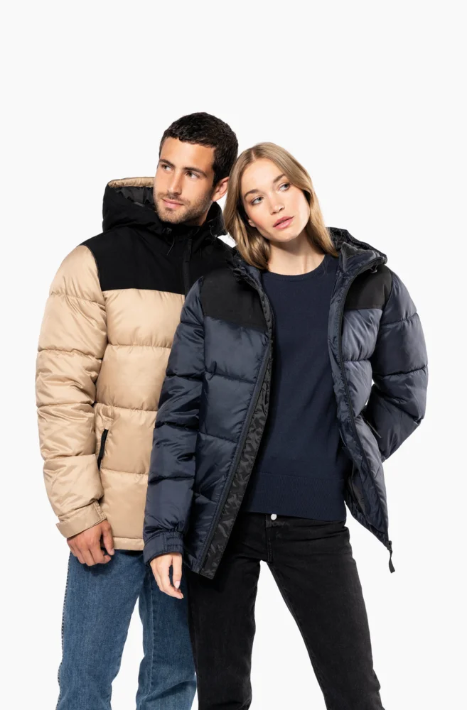 Kapuzen Steppjacke