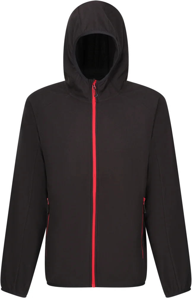 Hooded Structure Fleece Jacket "Navigate"