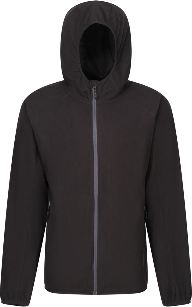 Hooded Structure Fleece Jacket "Navigate"