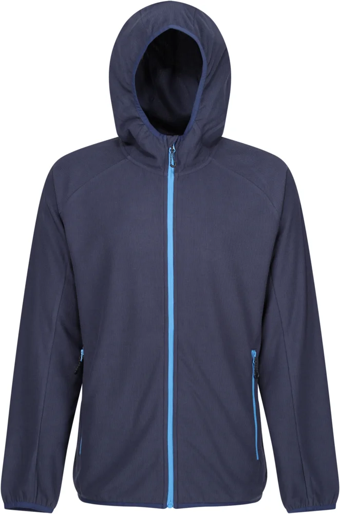 Hooded Structure Fleece Jacket "Navigate"