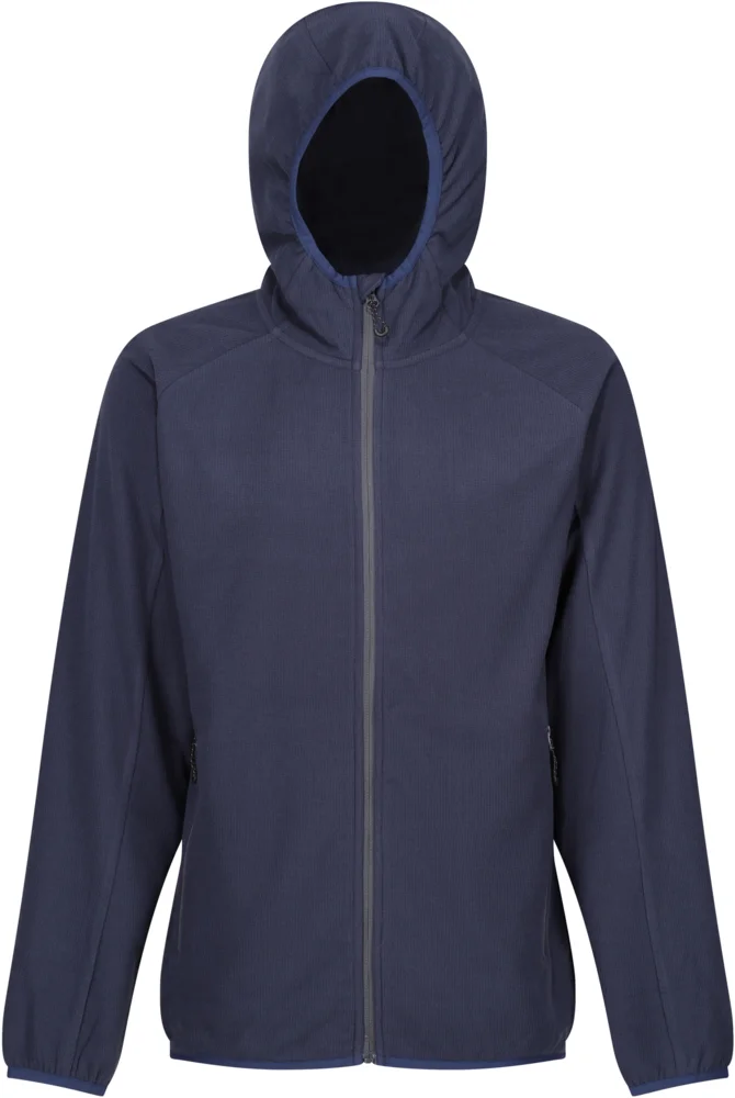 Hooded Structure Fleece Jacket "Navigate"