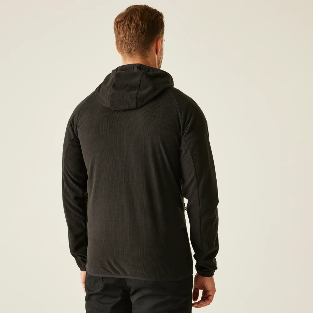 Hooded Structure Fleece Jacket "Navigate"