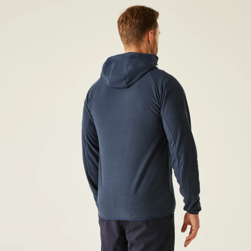 Hooded Structure Fleece Jacket "Navigate"
