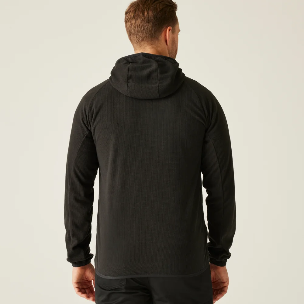 Hooded Structure Fleece Jacket "Navigate"