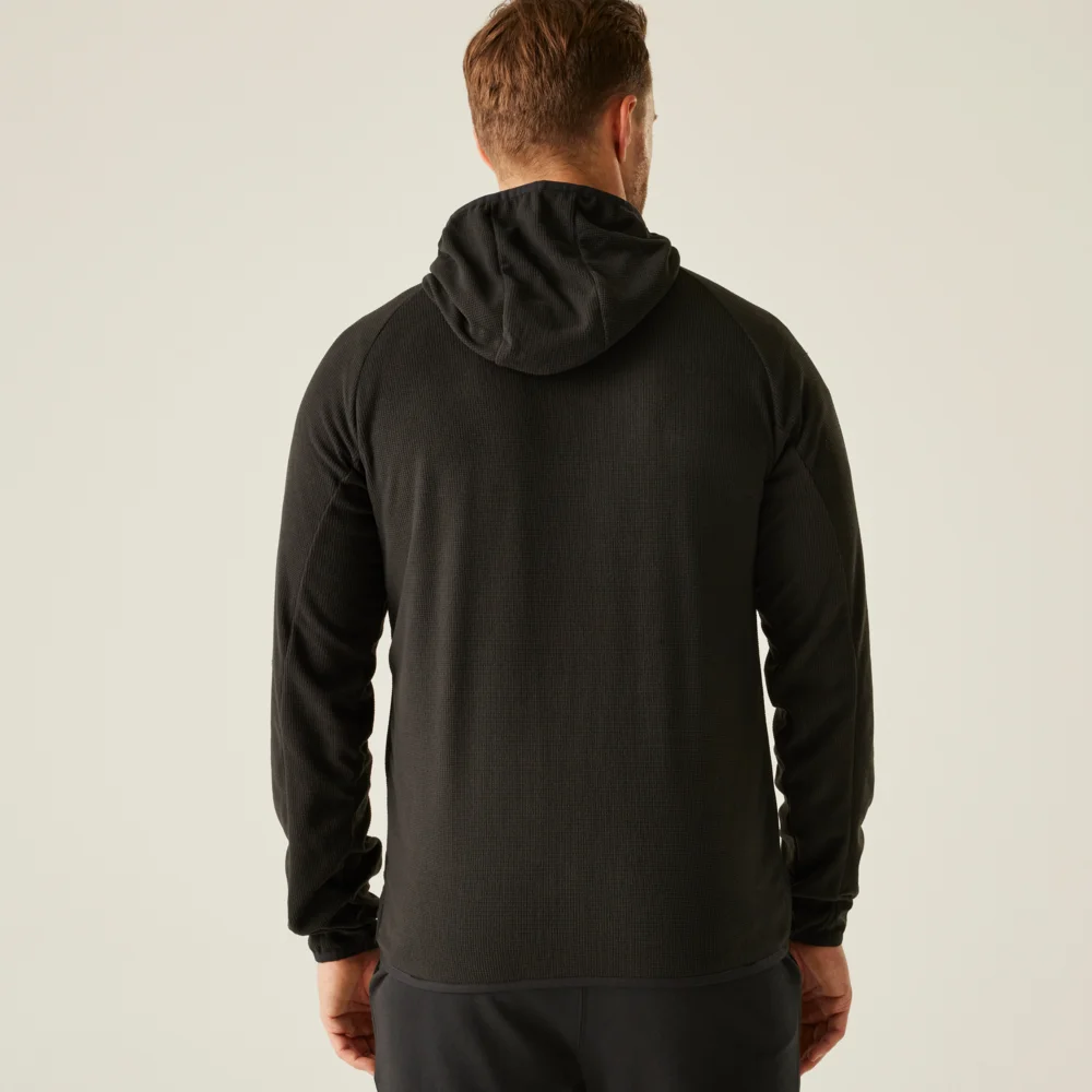 Hooded Structure Fleece Jacket "Navigate"