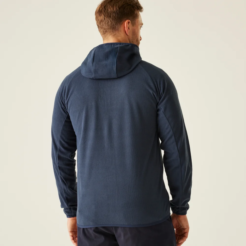 Hooded Structure Fleece Jacket "Navigate"