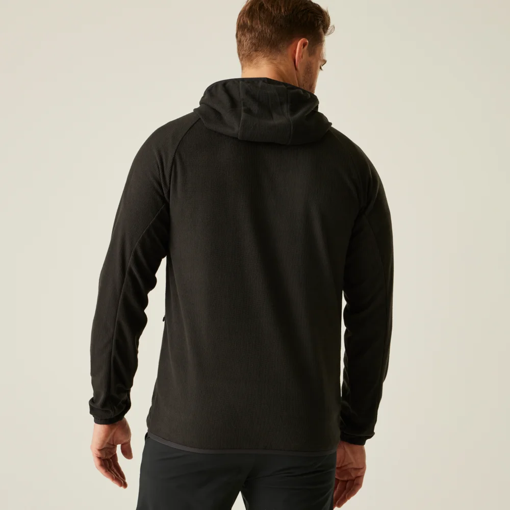 Hooded Structure Fleece Jacket "Navigate"