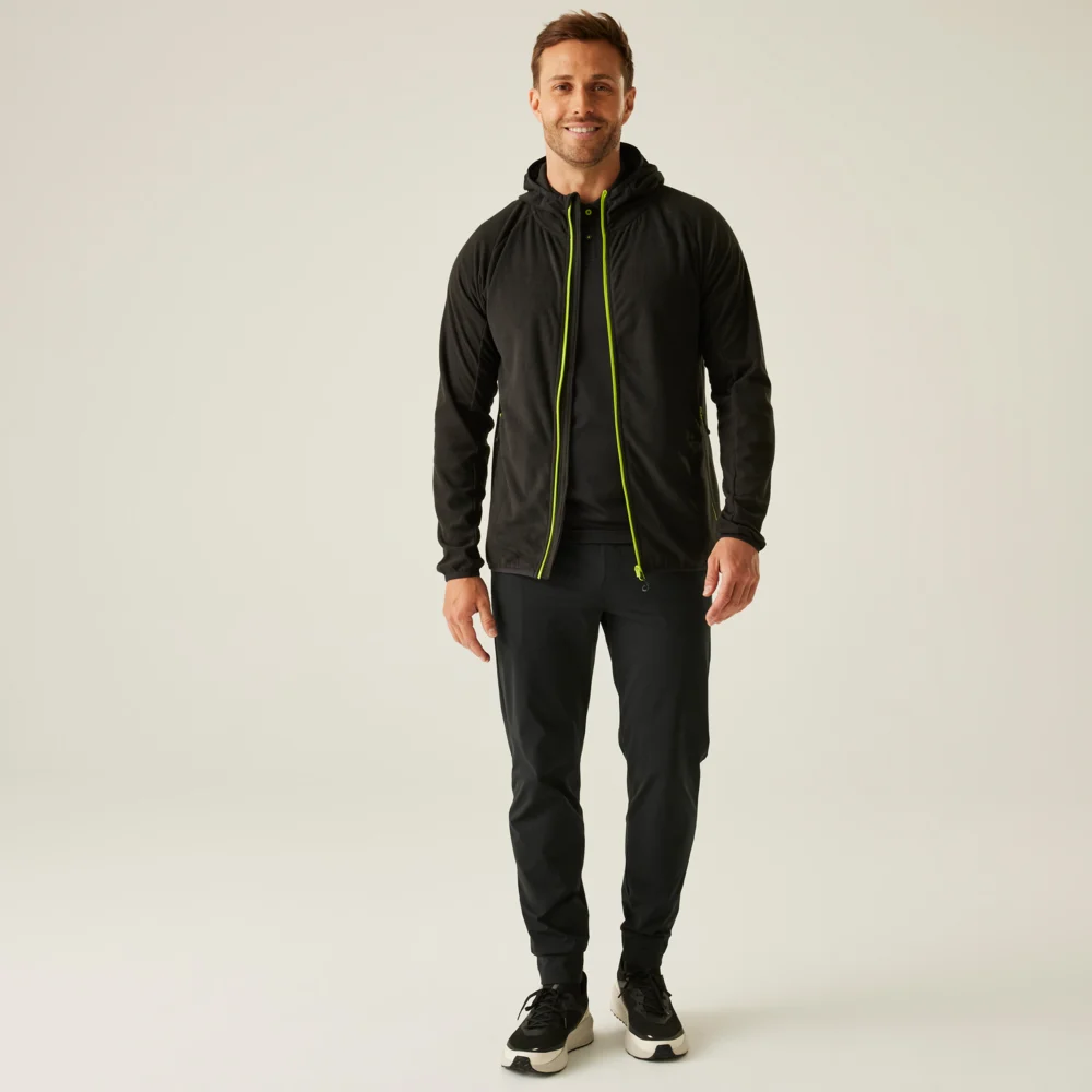 Hooded Structure Fleece Jacket "Navigate"