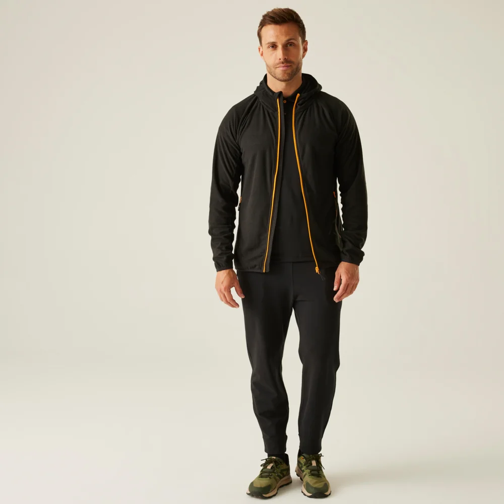 Hooded Structure Fleece Jacket "Navigate"