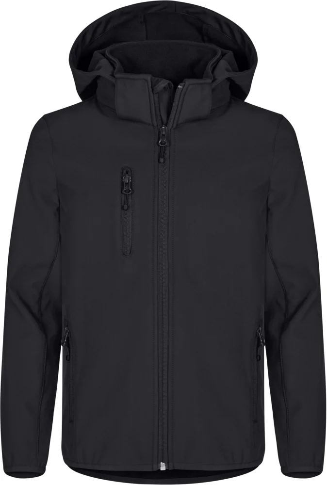 Kinder 3-Lagen Kapuzen Softshell Jacke