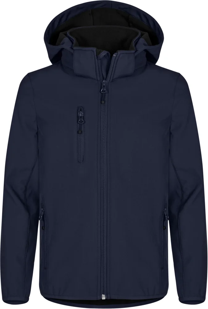 Kinder 3-Lagen Kapuzen Softshell Jacke