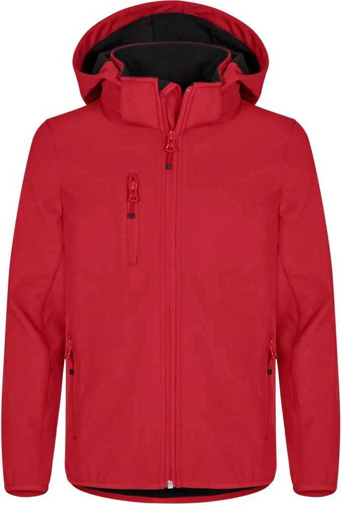 Kinder 3-Lagen Kapuzen Softshell Jacke