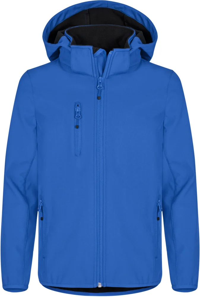 Kinder 3-Lagen Kapuzen Softshell Jacke