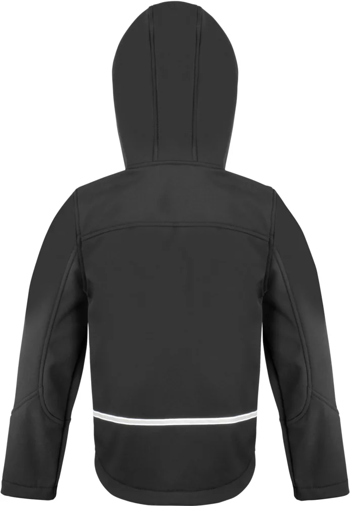 Kids' 3-Layer Softshell Hooded Jacket