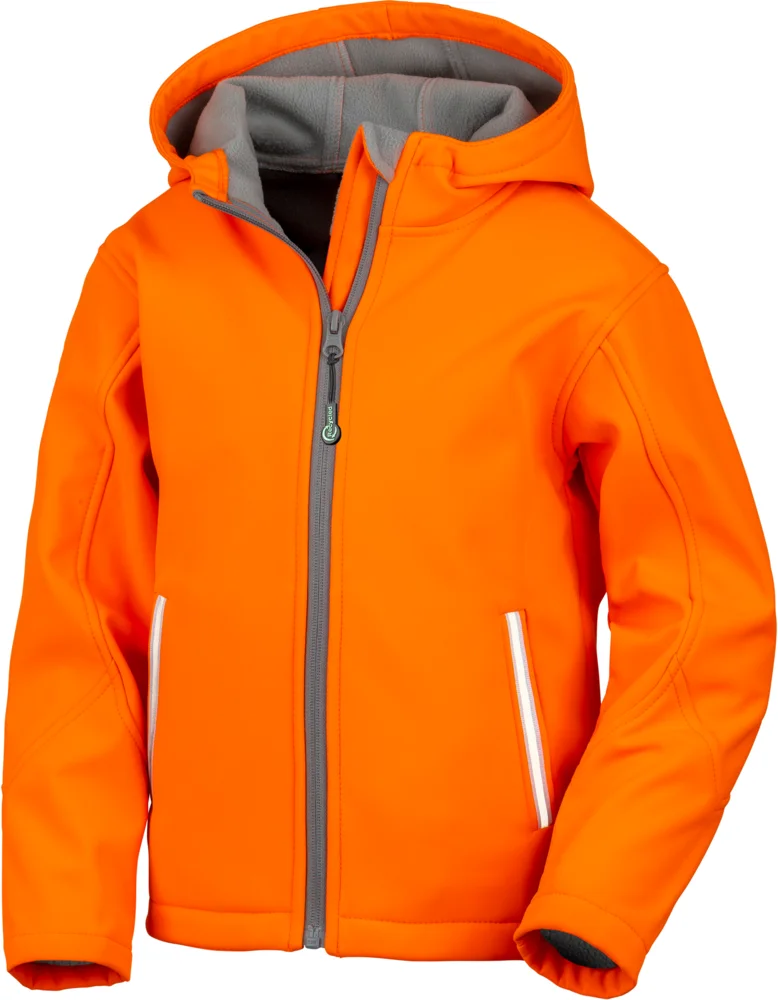 Kids' 3-Layer Softshell Hooded Jacket