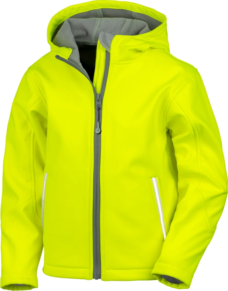 Kids' 3-Layer Softshell Hooded Jacket