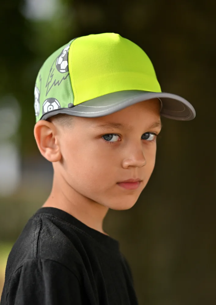 Kinder 5 Panel Kappe "Action"