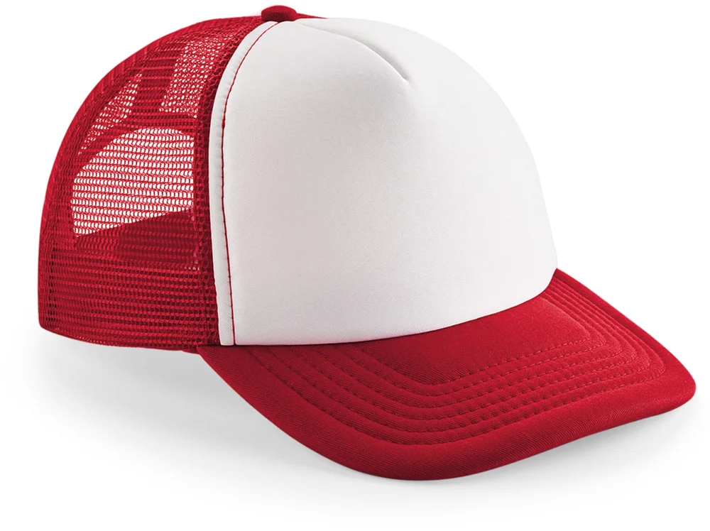 Kinder 5 Panel Polyester Mesh Kappe