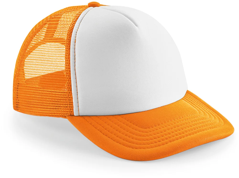 Kinder 5 Panel Polyester Mesh Kappe