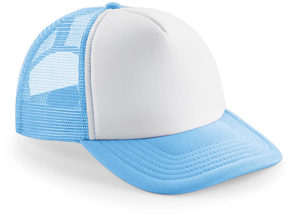 Kinder 5 Panel Polyester Mesh Kappe
