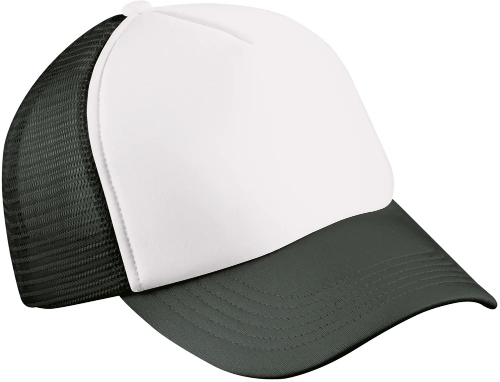 Kinder 5 Panel Polyester Mesh Kappe
