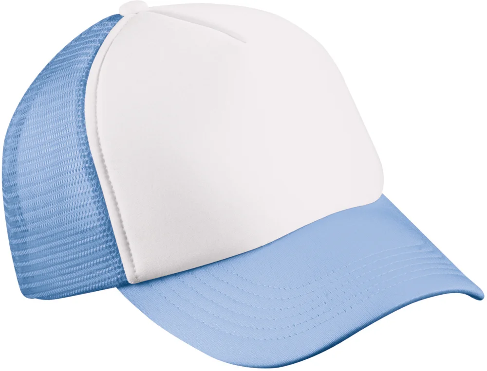Kinder 5 Panel Polyester Mesh Kappe