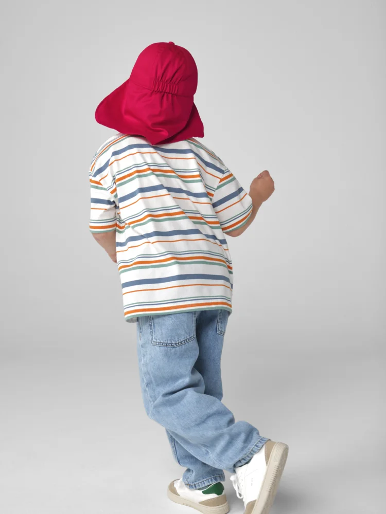 Kinder 6 Panel Kappe "Legionnaire Style"