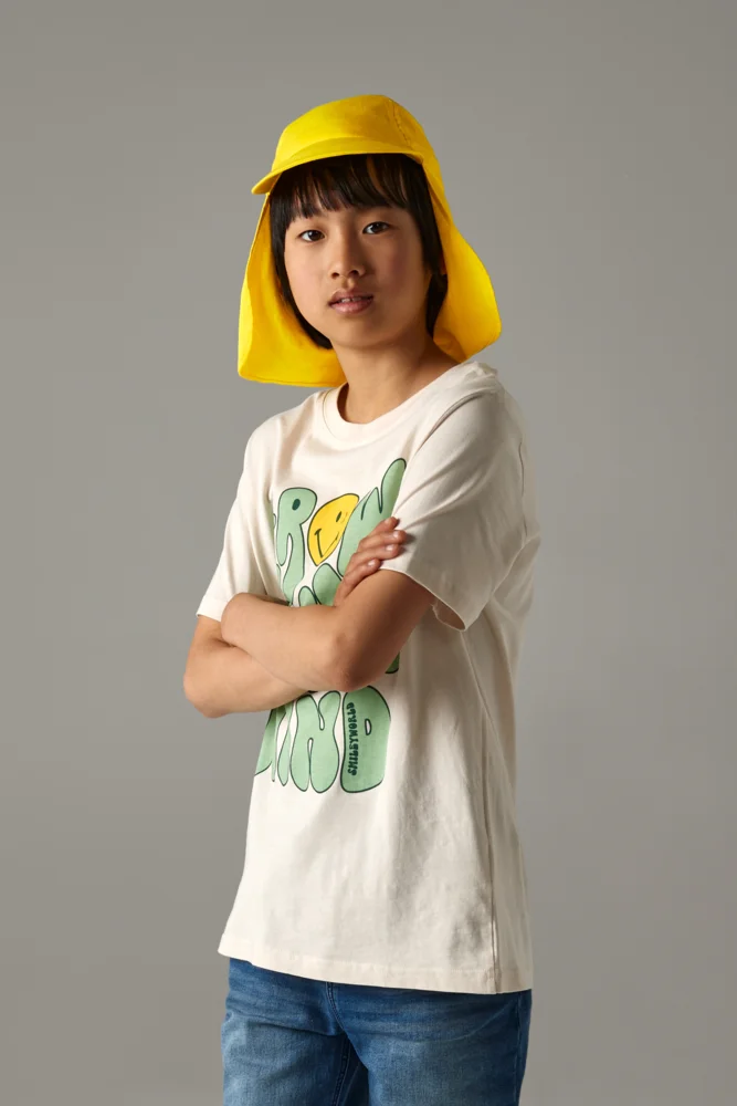 Kinder 6 Panel Kappe "Legionnaire Style"