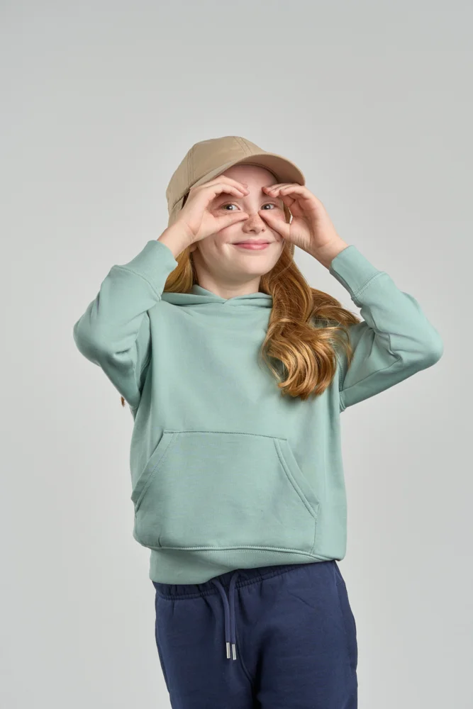 Kinder 6 Panel Kappe mit Nackenschutz