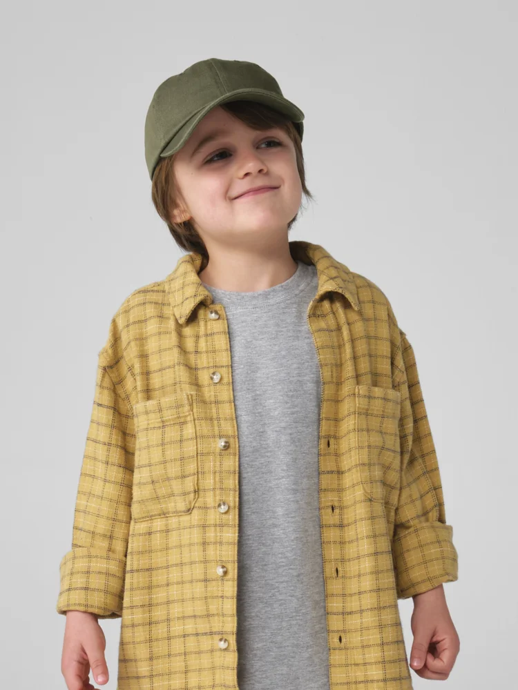 Kinder 6 Panel Niedrigprofil Kappe