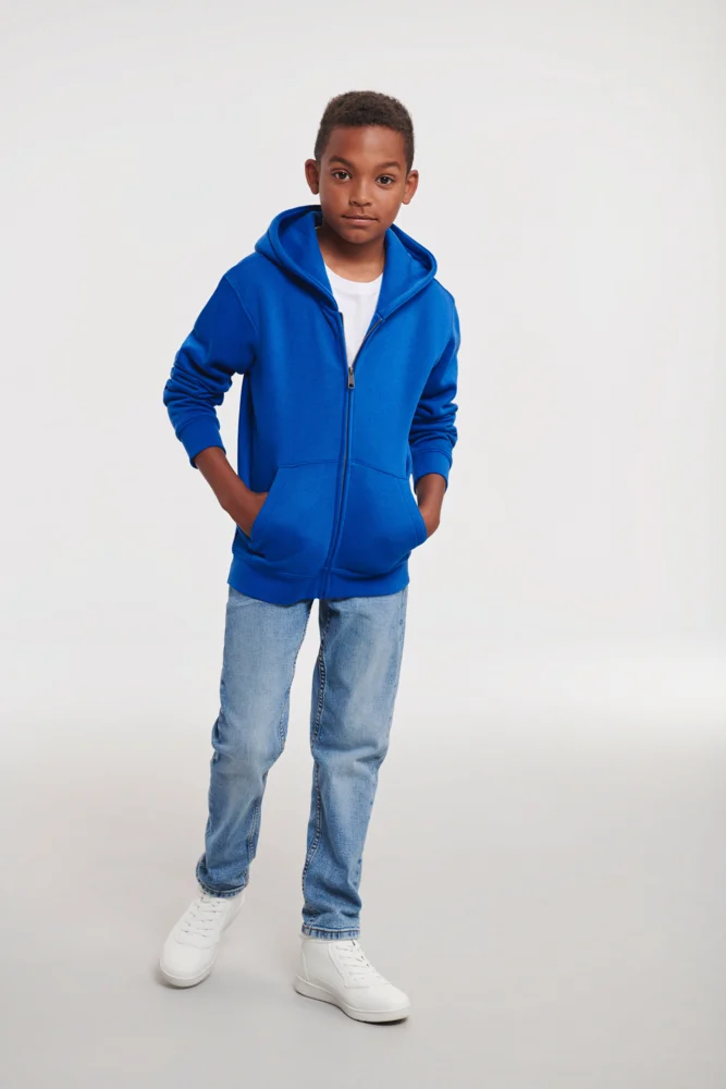 Kids hooded sweat jacket "Authentic"