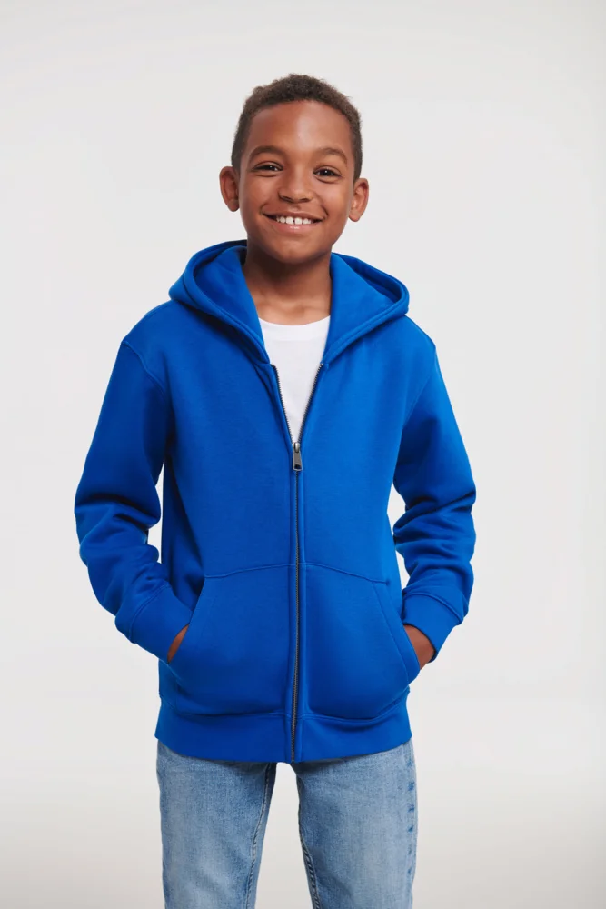 Kids hooded sweat jacket "Authentic"