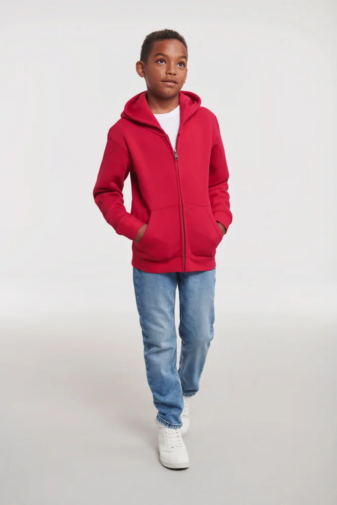Kids hooded sweat jacket "Authentic"