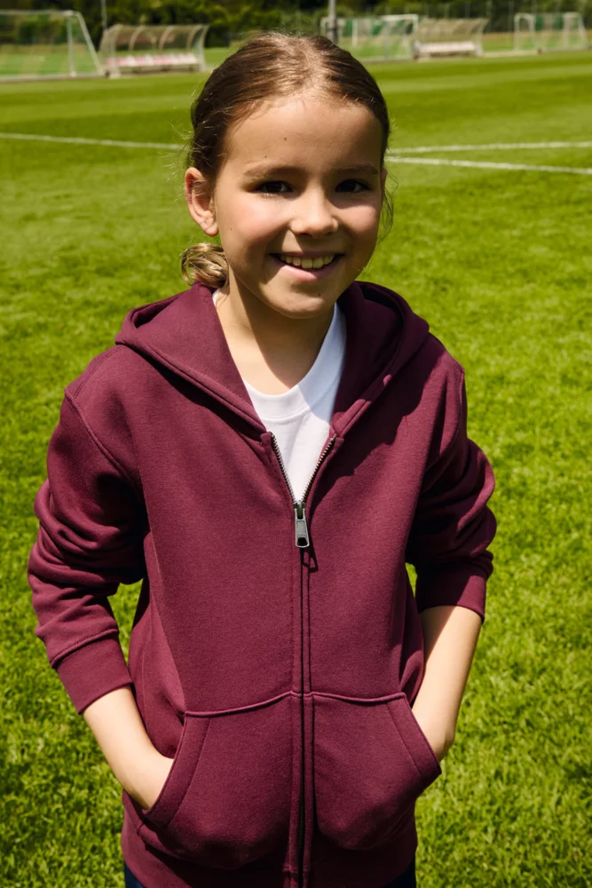 Kids hooded sweat jacket "Authentic"