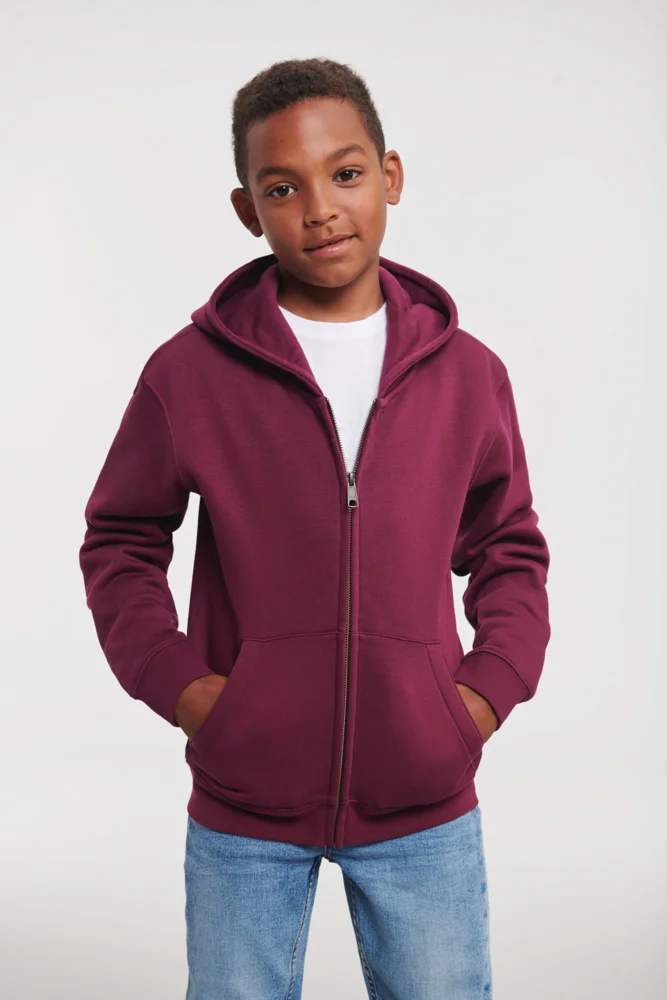 Kids hooded sweat jacket "Authentic"