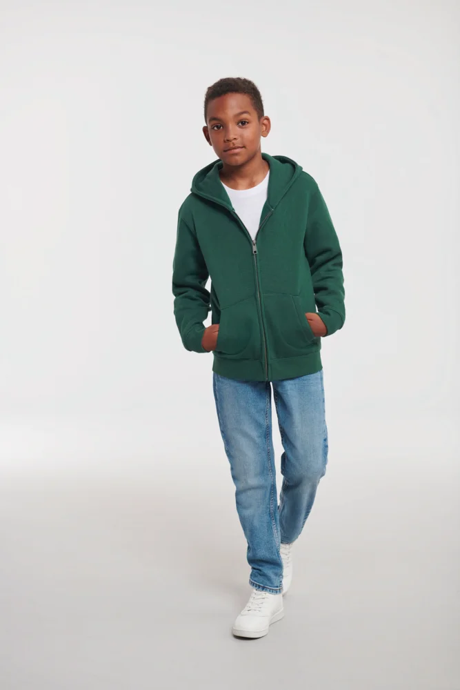 Kids hooded sweat jacket "Authentic"