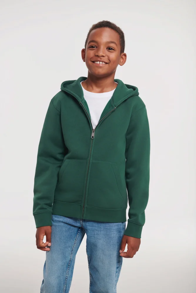 Kids hooded sweat jacket "Authentic"