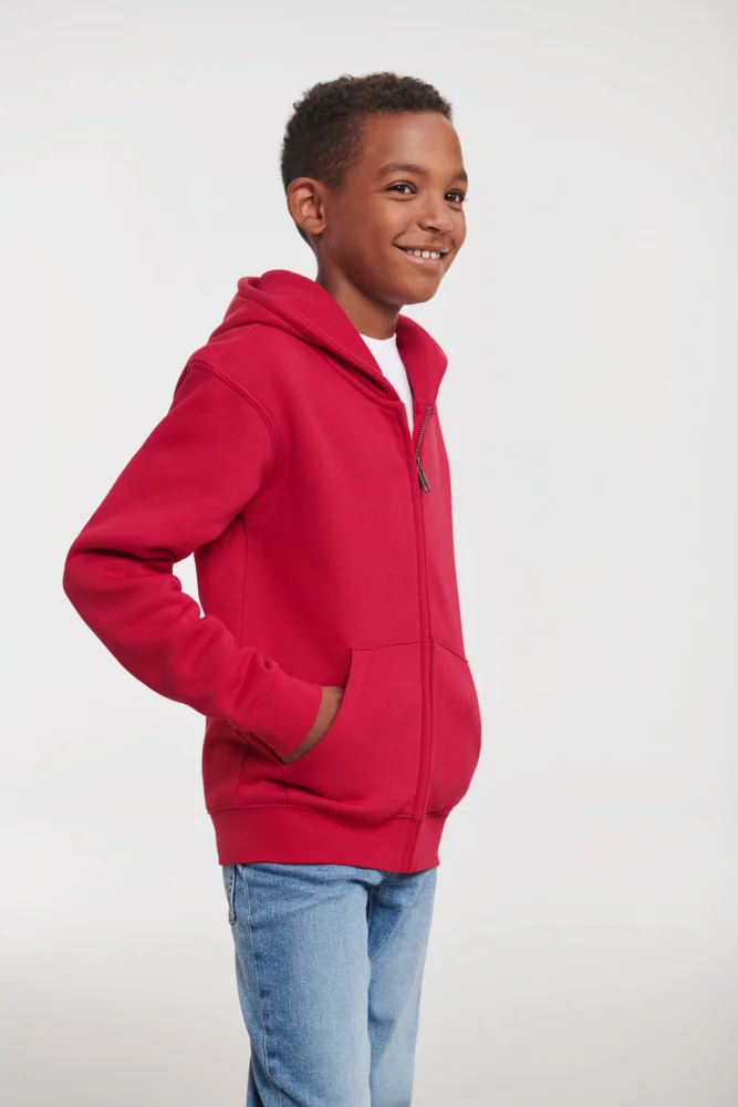 Kids hooded sweat jacket "Authentic"