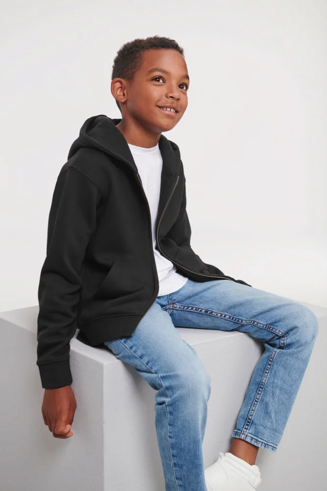 Kids hooded sweat jacket "Authentic"