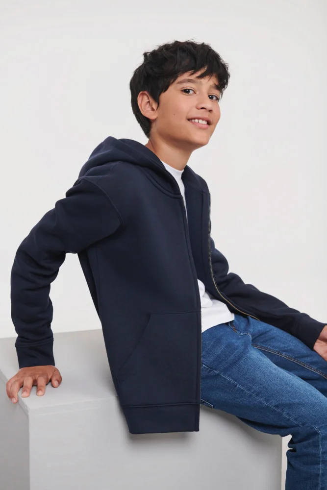 Kids hooded sweat jacket "Authentic"