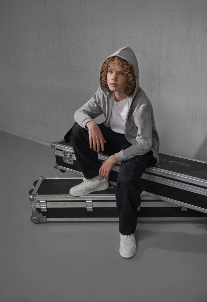 Kinder Kapuzen Sweatjacke